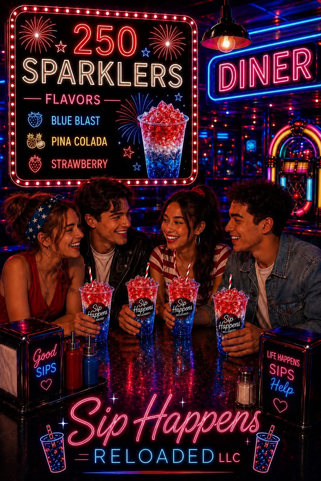 250 Sparklers-basic sip