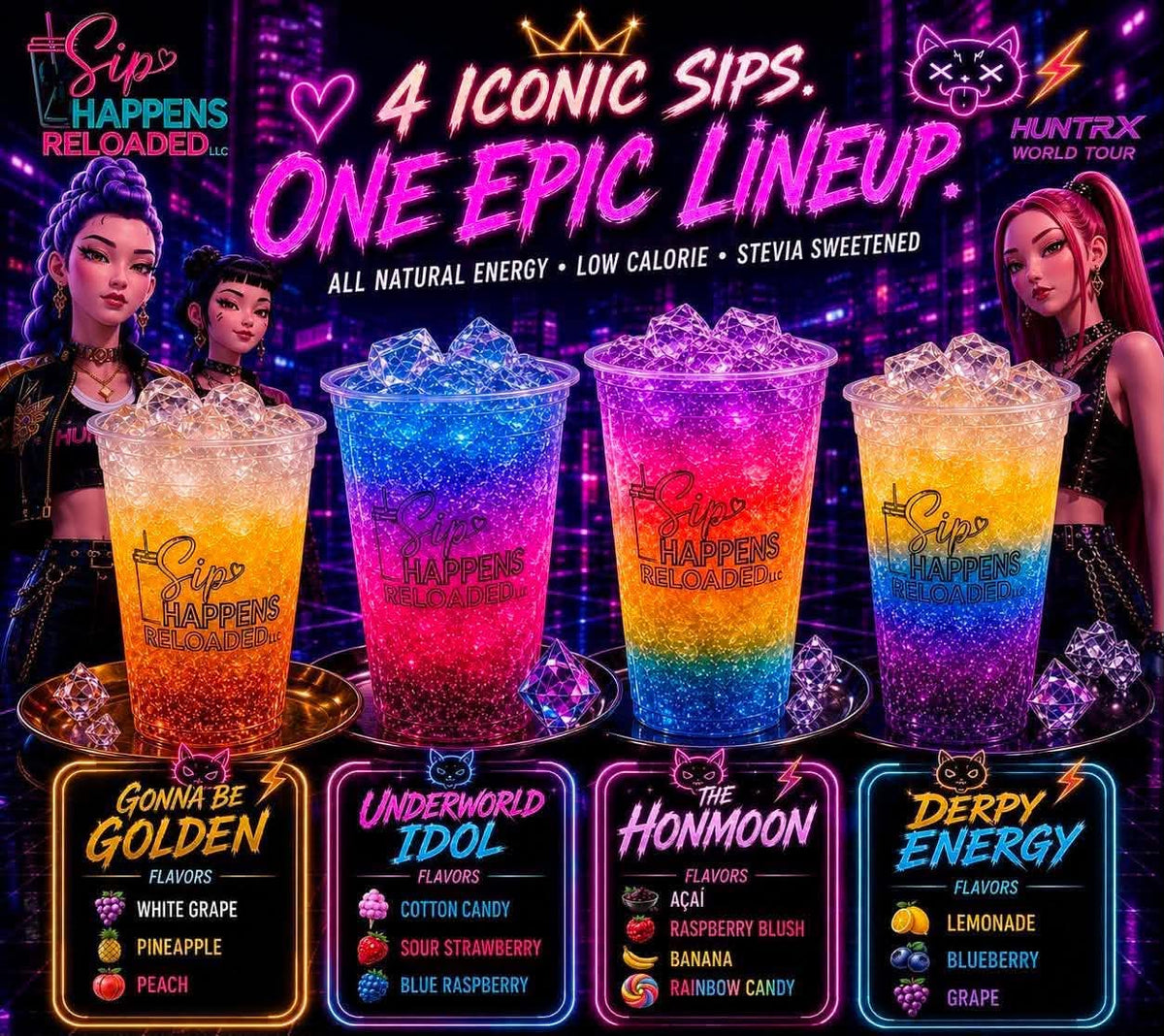 4 iconic Sips bundle loaded or youth (flavors only)