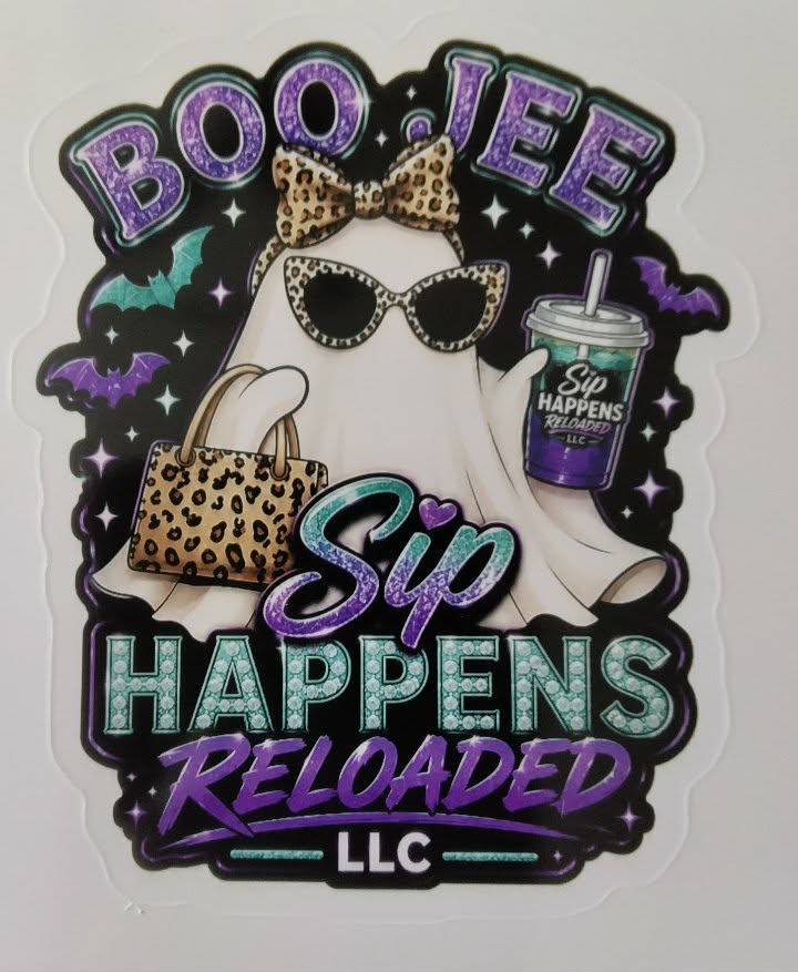 Boo Jee cheetah- sip & stick
