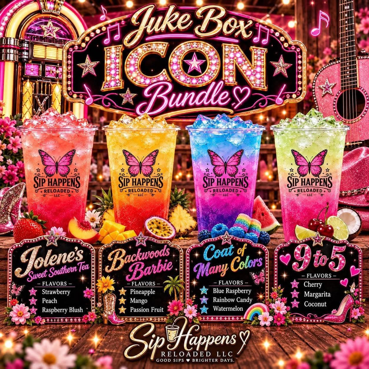 Juke box icon bundle -dolly