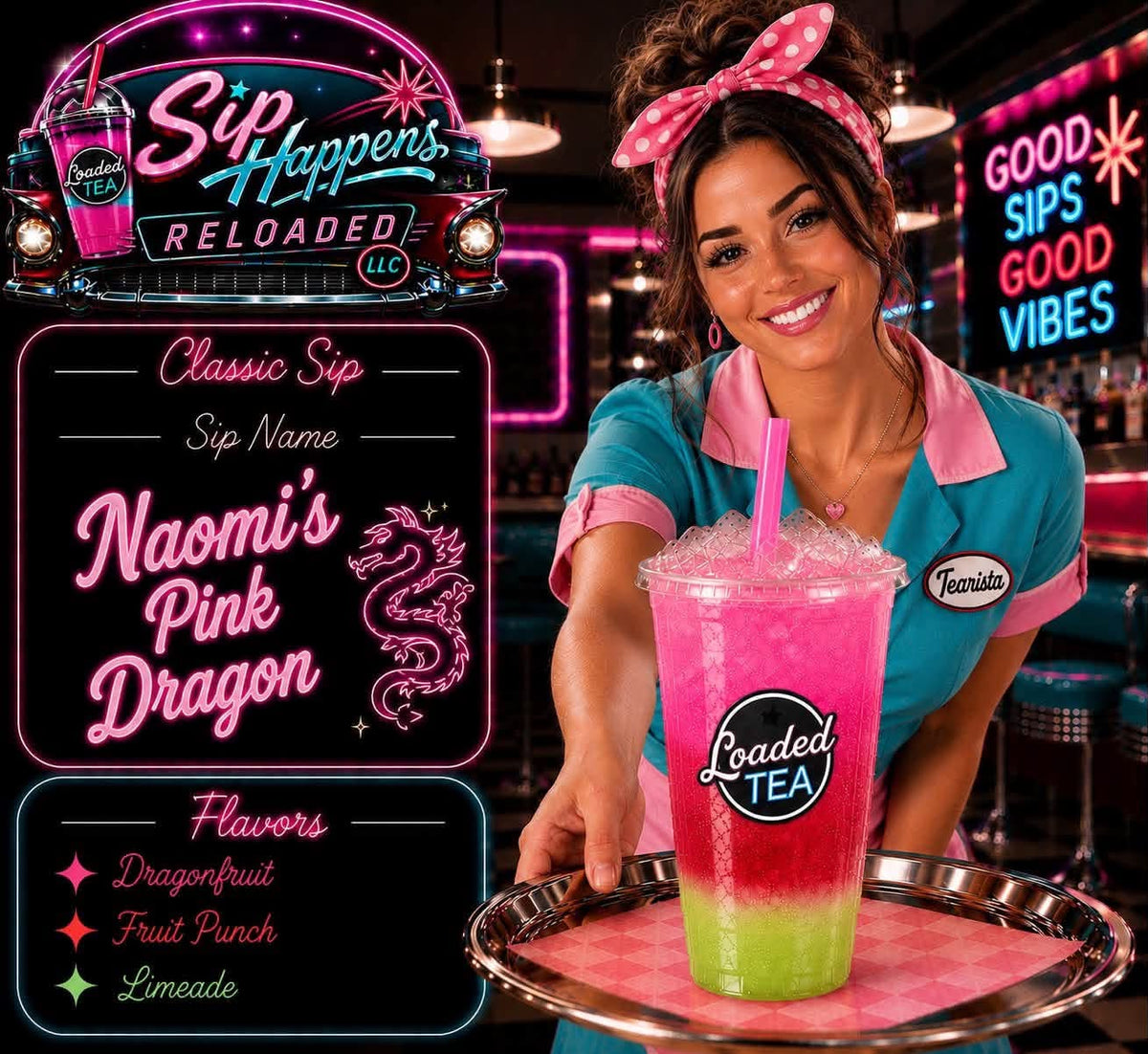Naomi's Pink Dragon-classic sip