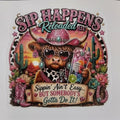 Sippin Aint Easy cow - sip & stick