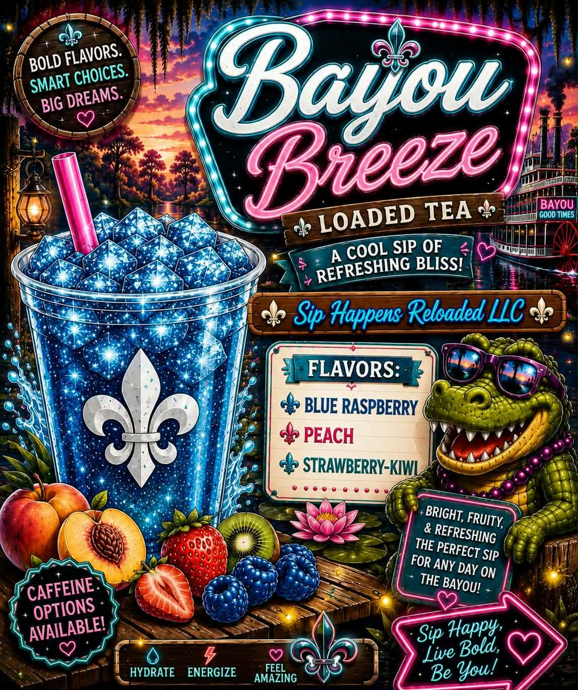 Bayou breeze-lead tearista sip