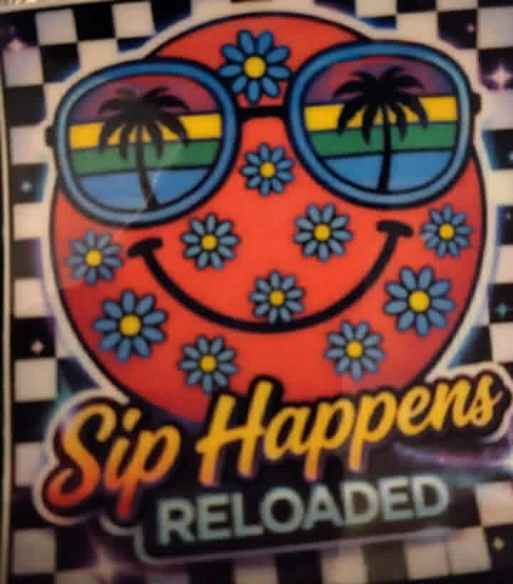 beach vibes -mm sticker