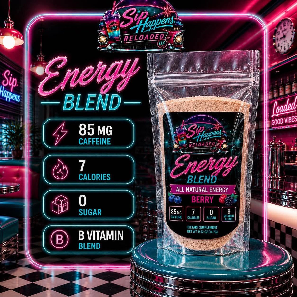 Berry energy blend-single packet
