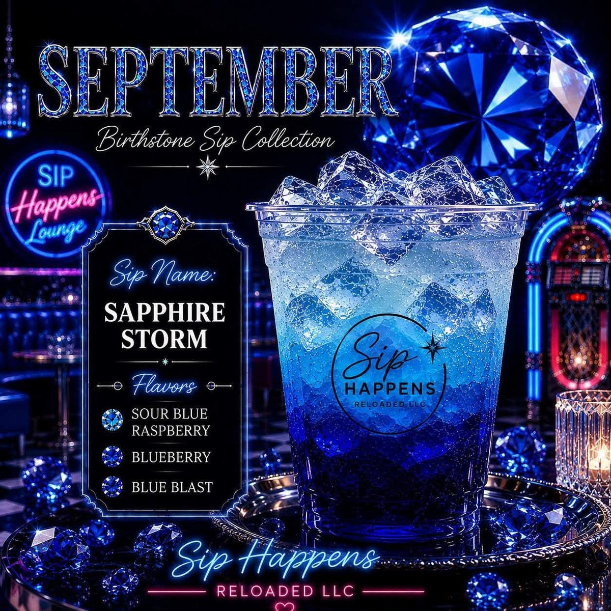 September-Sapphire Storm