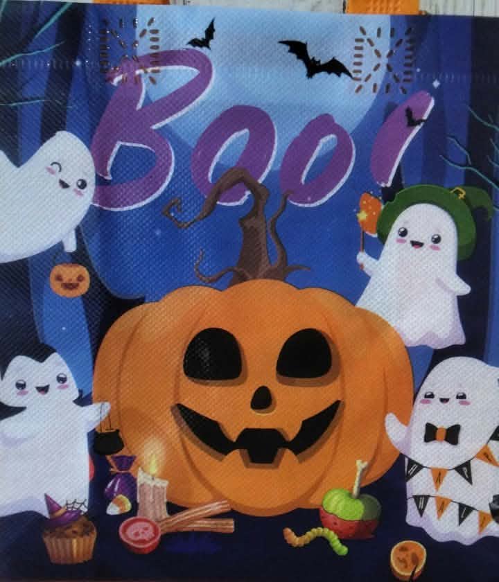 boo pumpkin & ghost bag