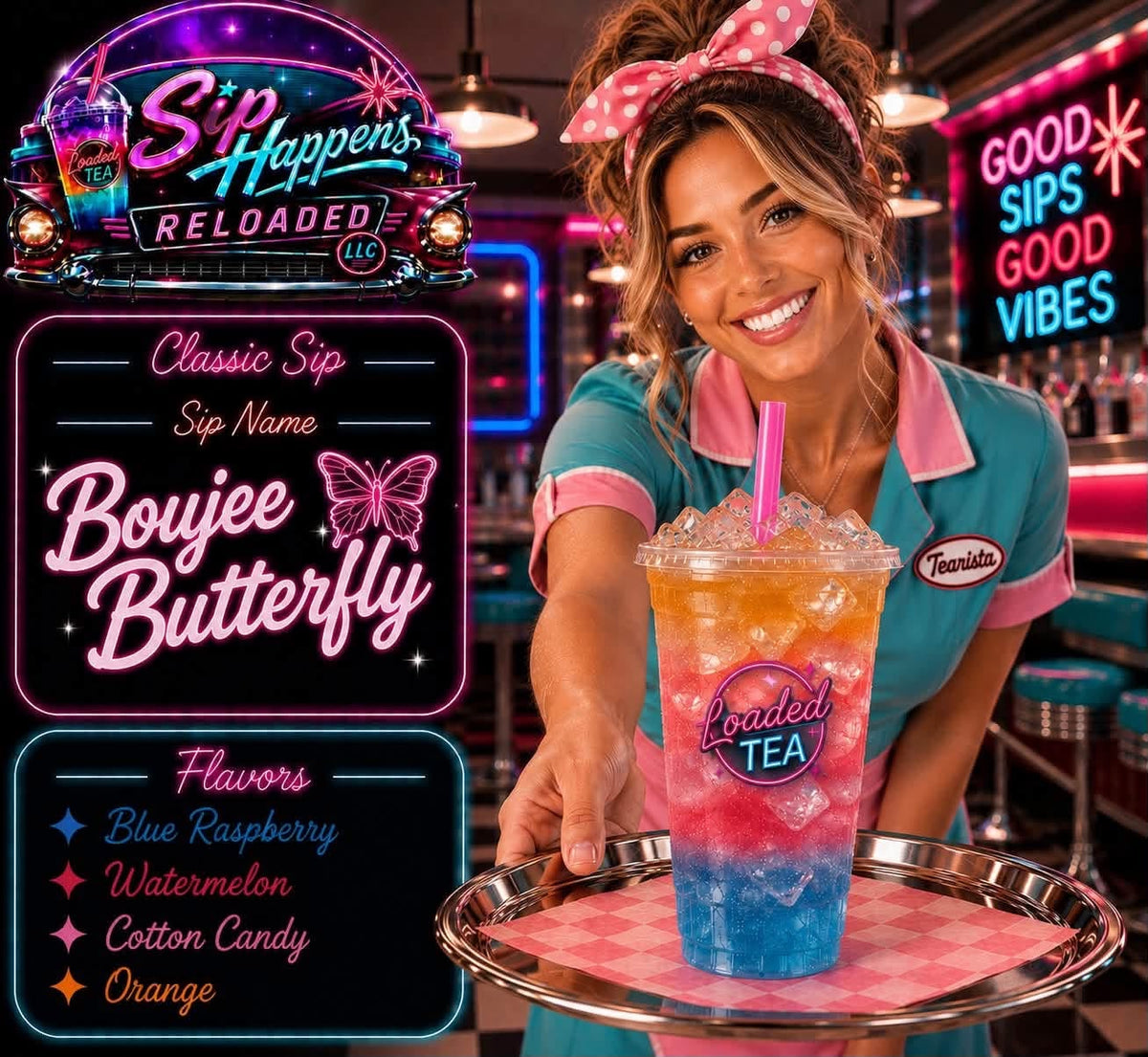 Boujee Butterfly - classic sip