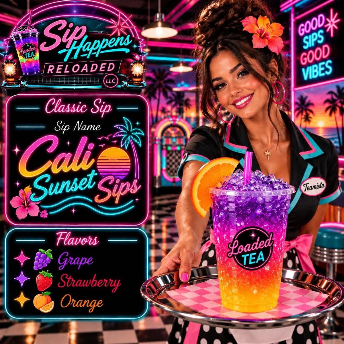 California state cali sunset sips-classic sip