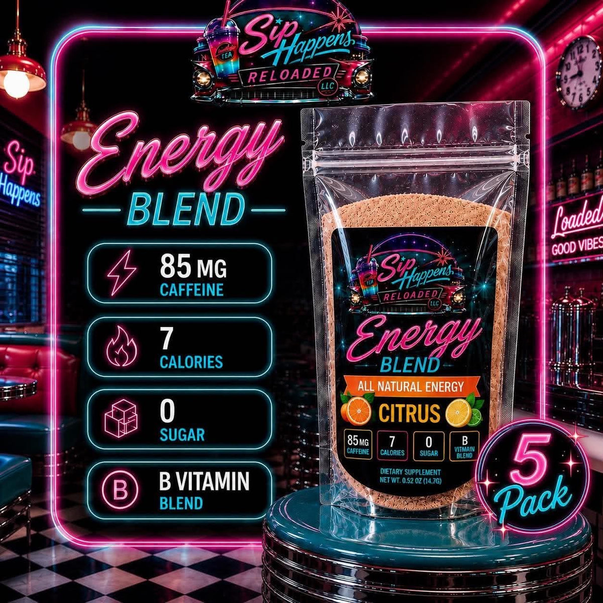citrus energy blend -make it boujee 5 pk