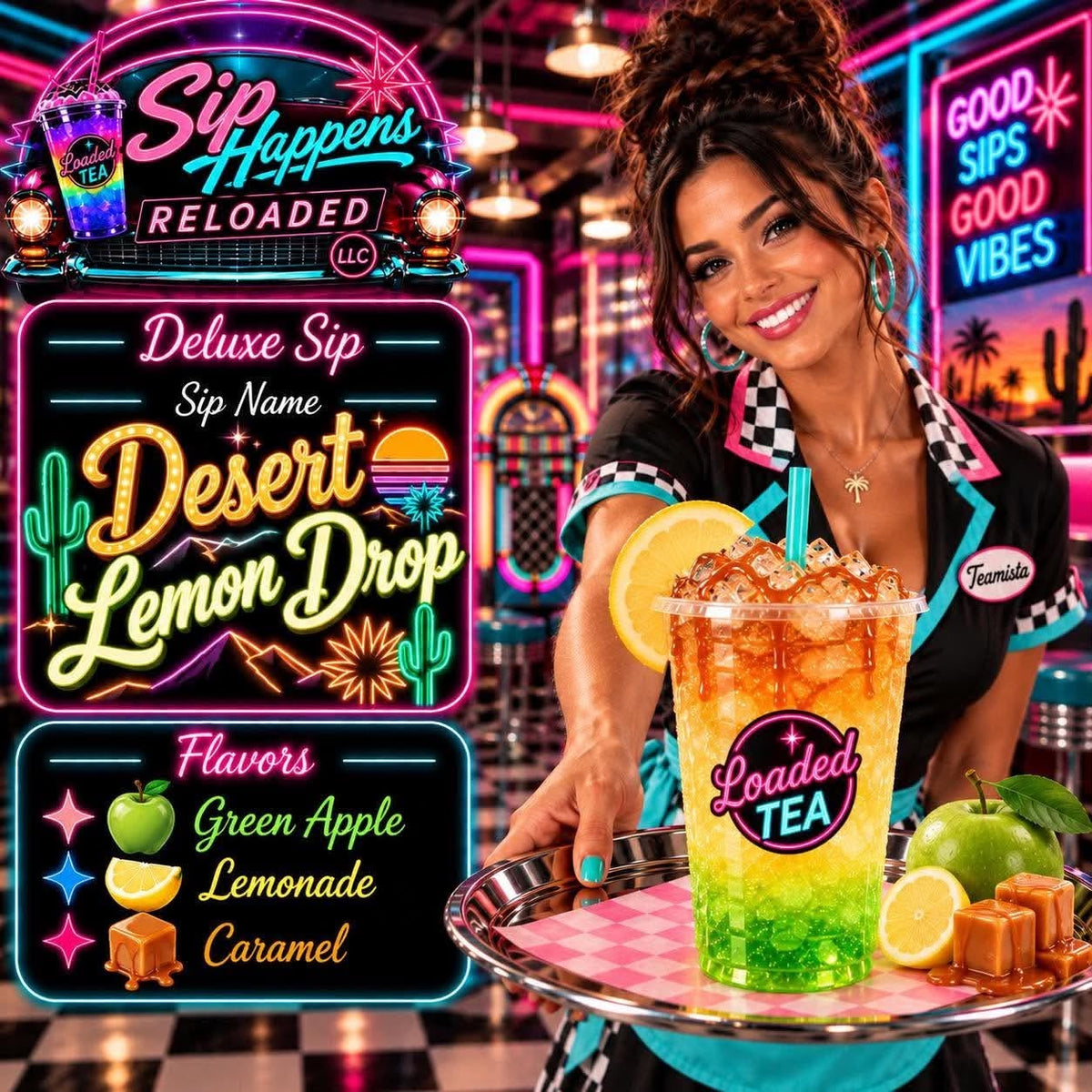Arizona state desert lemon drop- deluxe sip