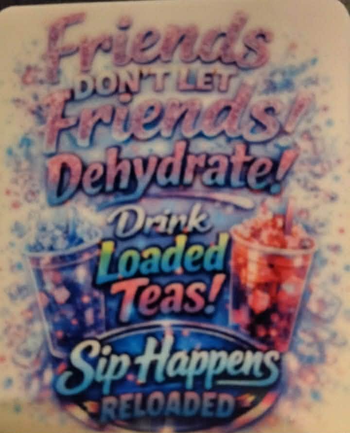 drink loaded tea-gg sticker
