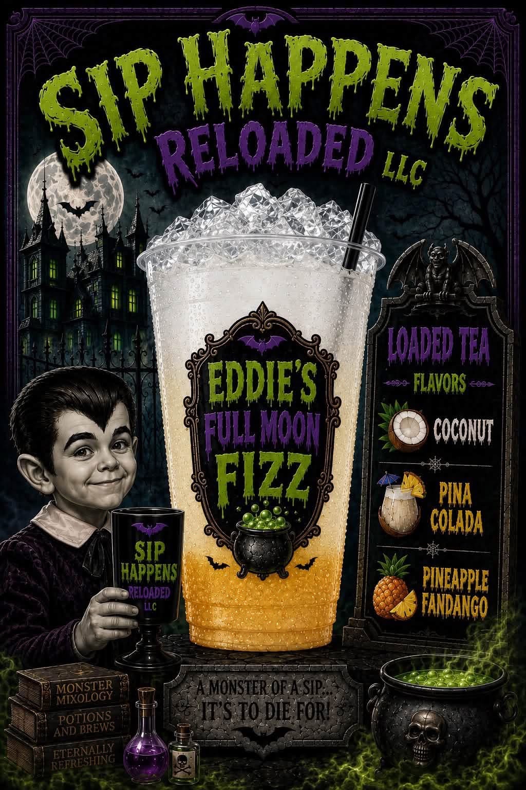 Eddie's full moon fizz -specialty sip