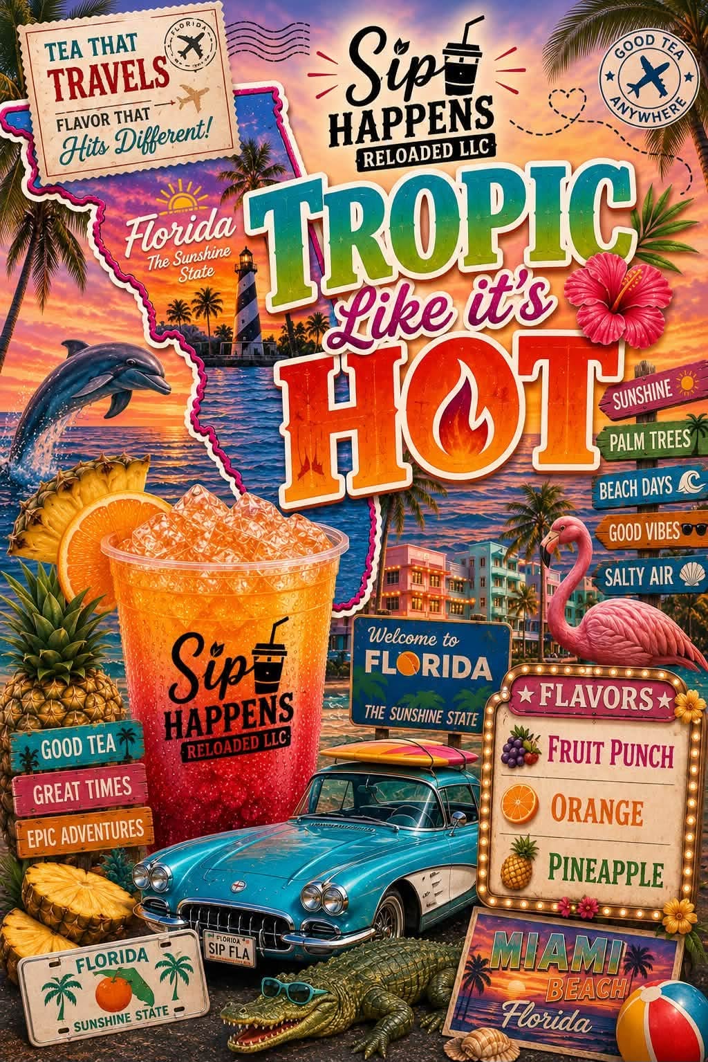 Florida state tropic like its hot -specialty sip