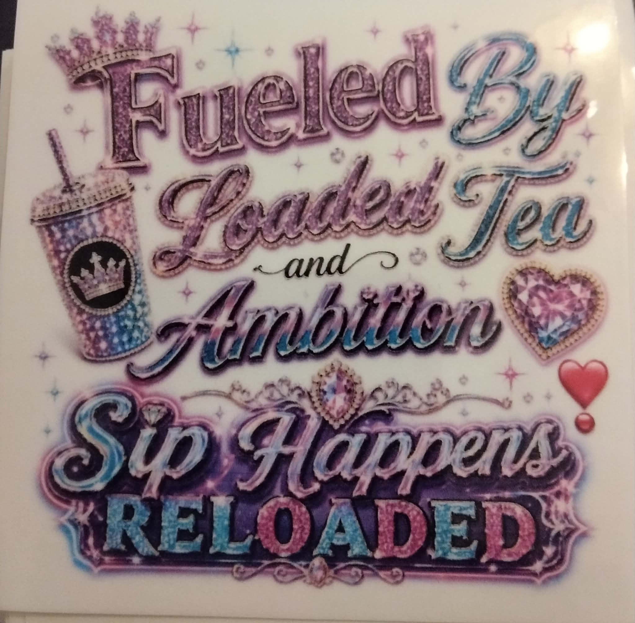 fueled by loaded tea -xx sticker