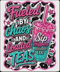 Fueled By Chaos -sticker hhh