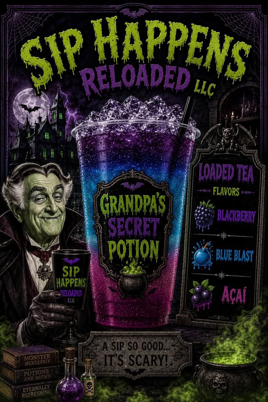 Grandpa's secret potion-specialty sip