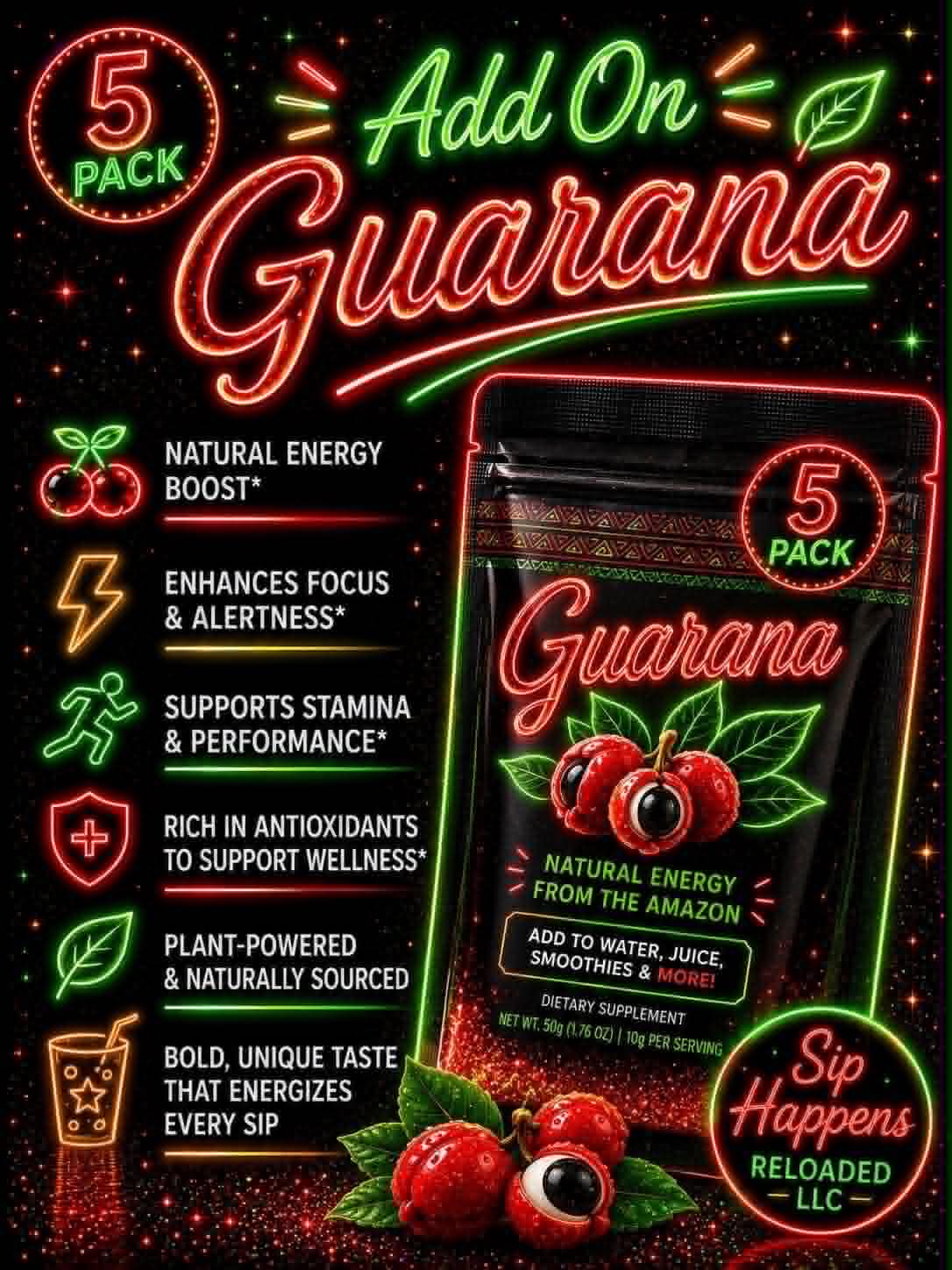 Guarana 5 pack-add on