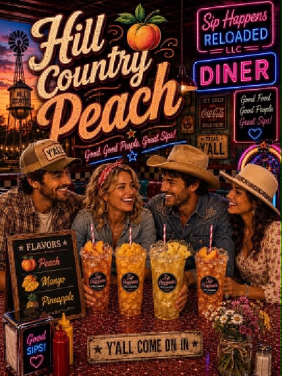 Hill Country Peach-basic sip