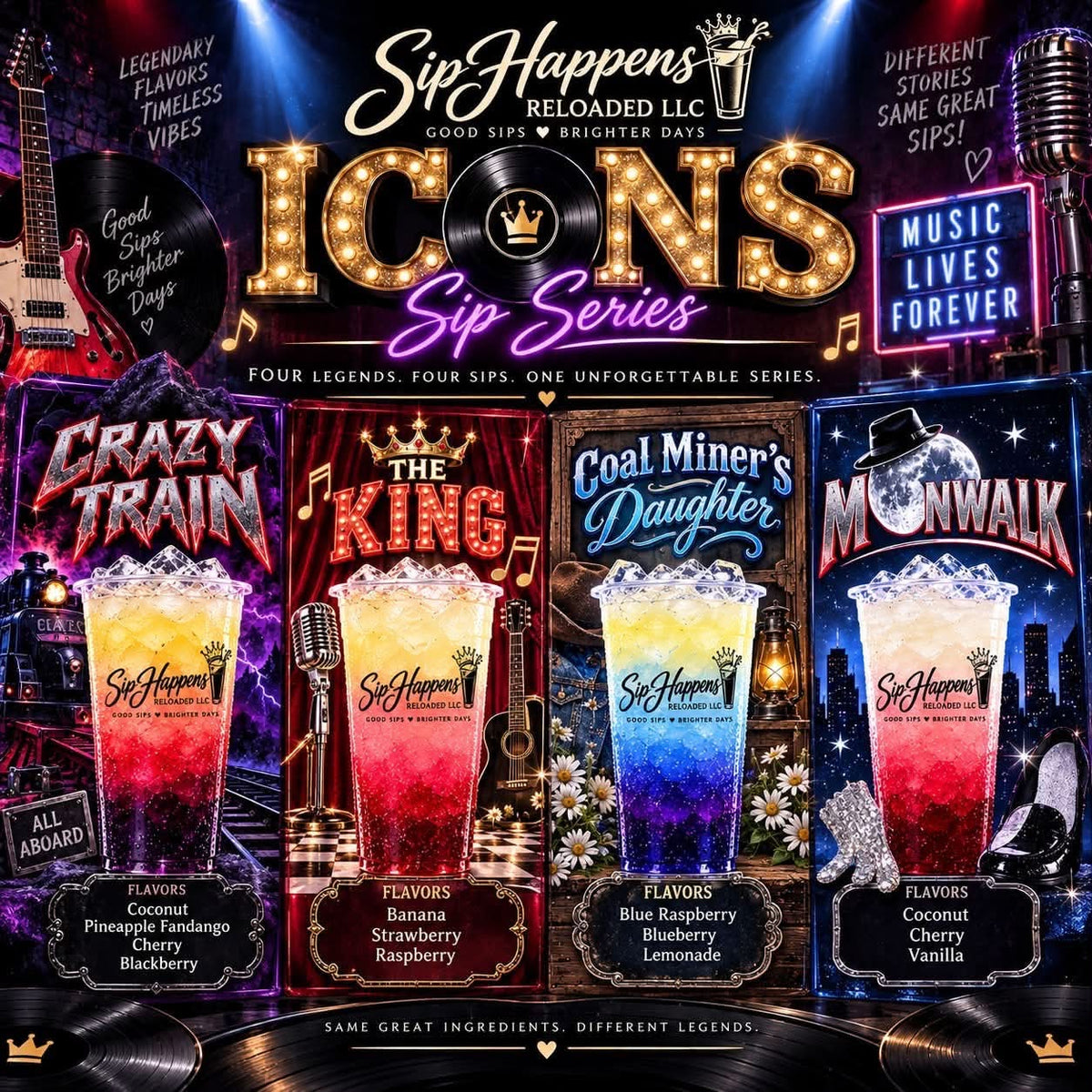 Icons sip series- juke box song bundles