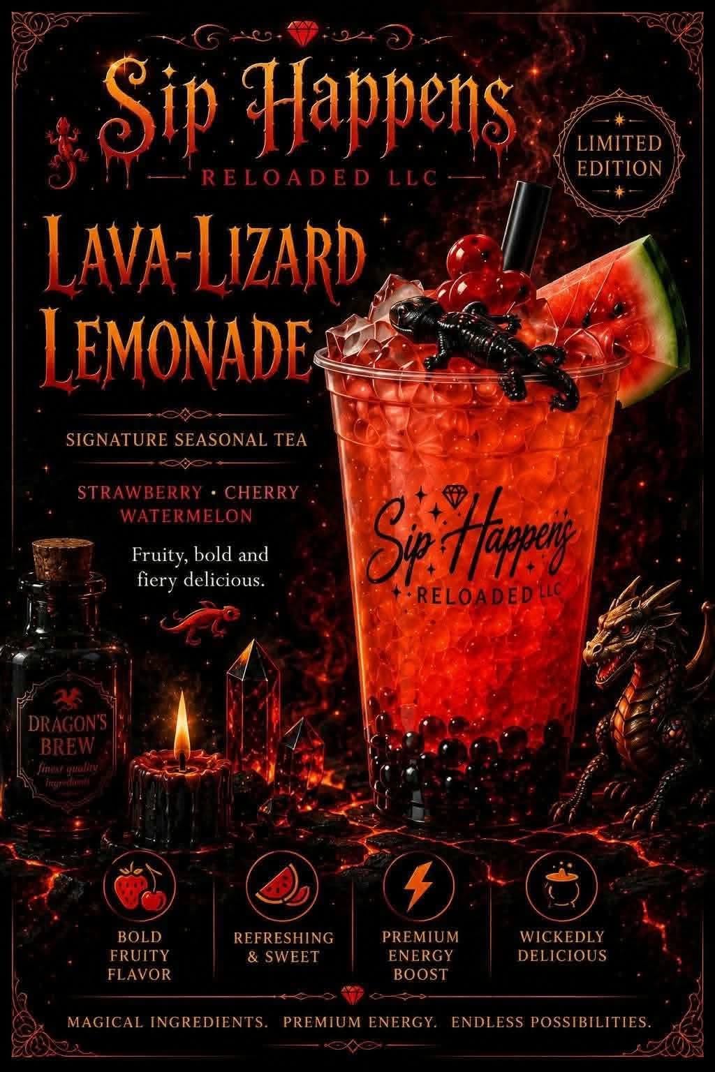 Lava Lizard lemonade-specialty sip