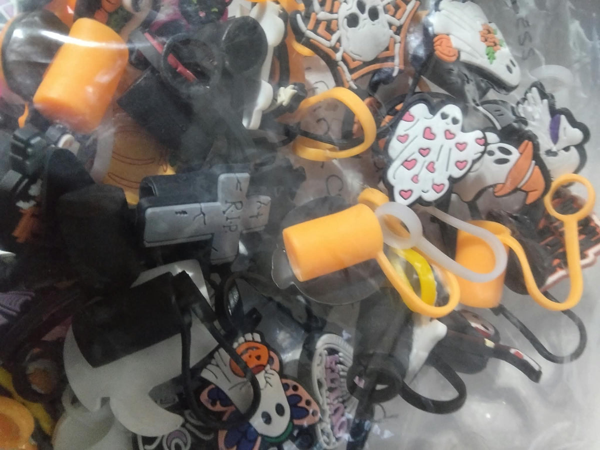 mystery halloween straw toppers -merch