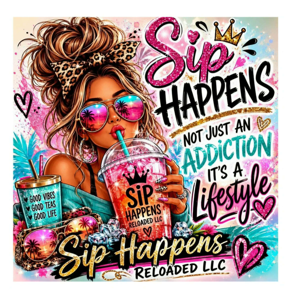 Not just an addiction it's an lifestyle -sticker m