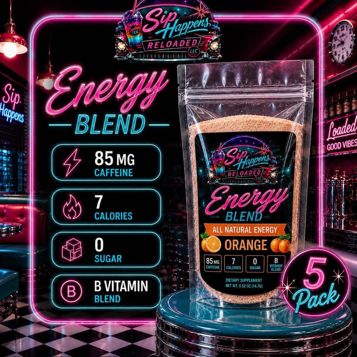 orange energy blend- make it boujee - 5 pk