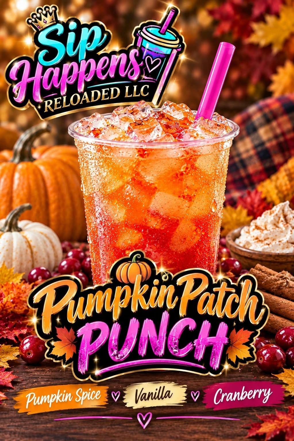 pumpkin spice punch -deluxe sip