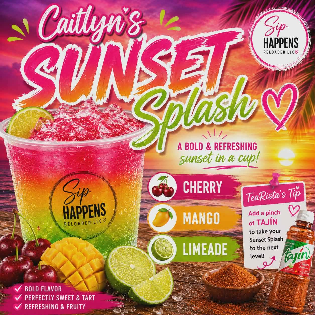 Caitlyn's Sunset Splash-limited edition