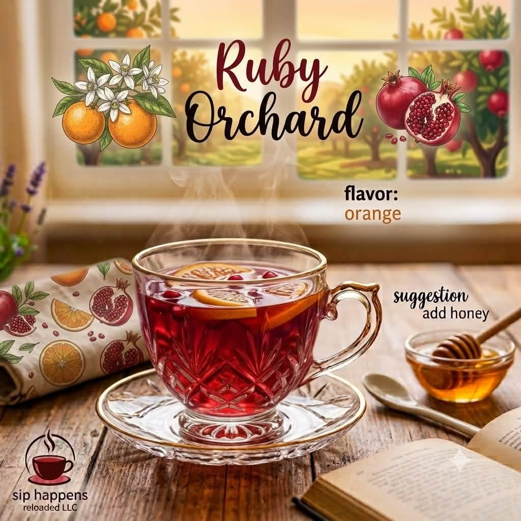 Ruby orchard -hot tea specialty sip