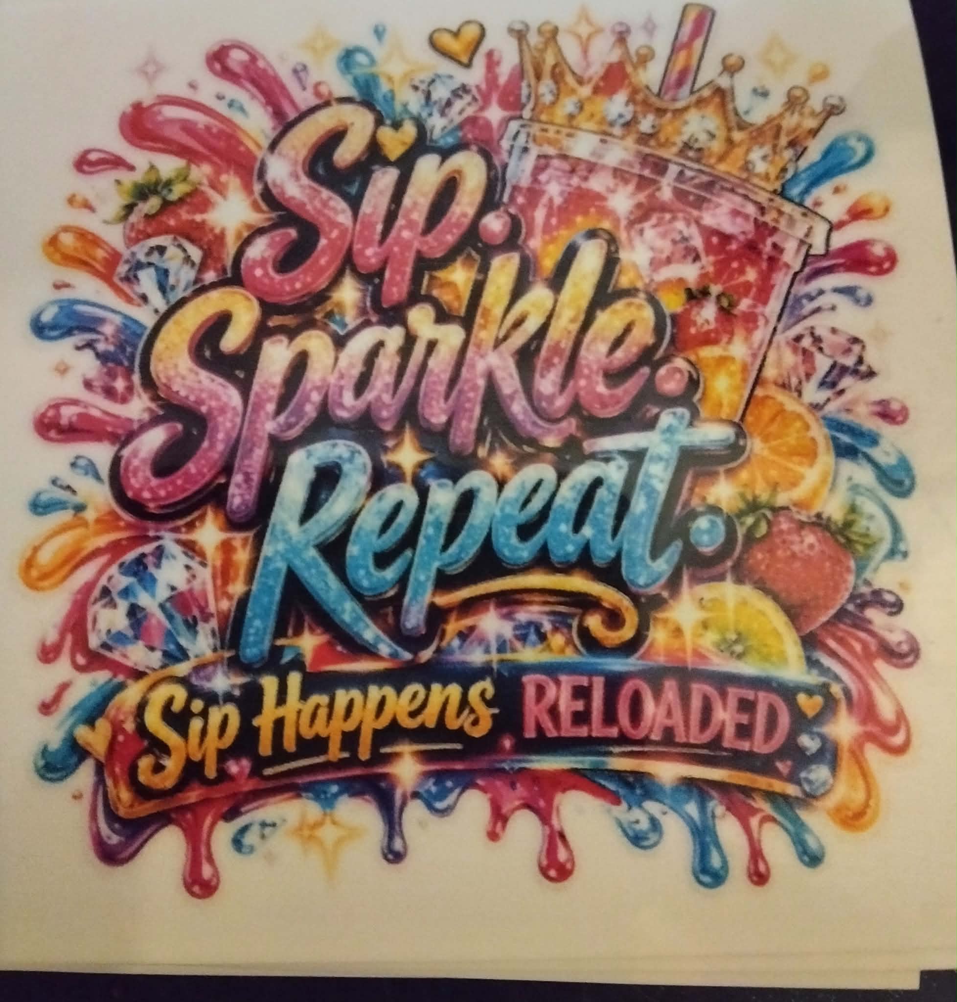 sip sparkle -ww sticker