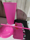 sock sparkly tea cup breast cancer bundle