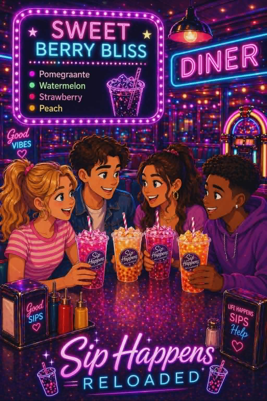 Sweet Berry Bliss- basic sip