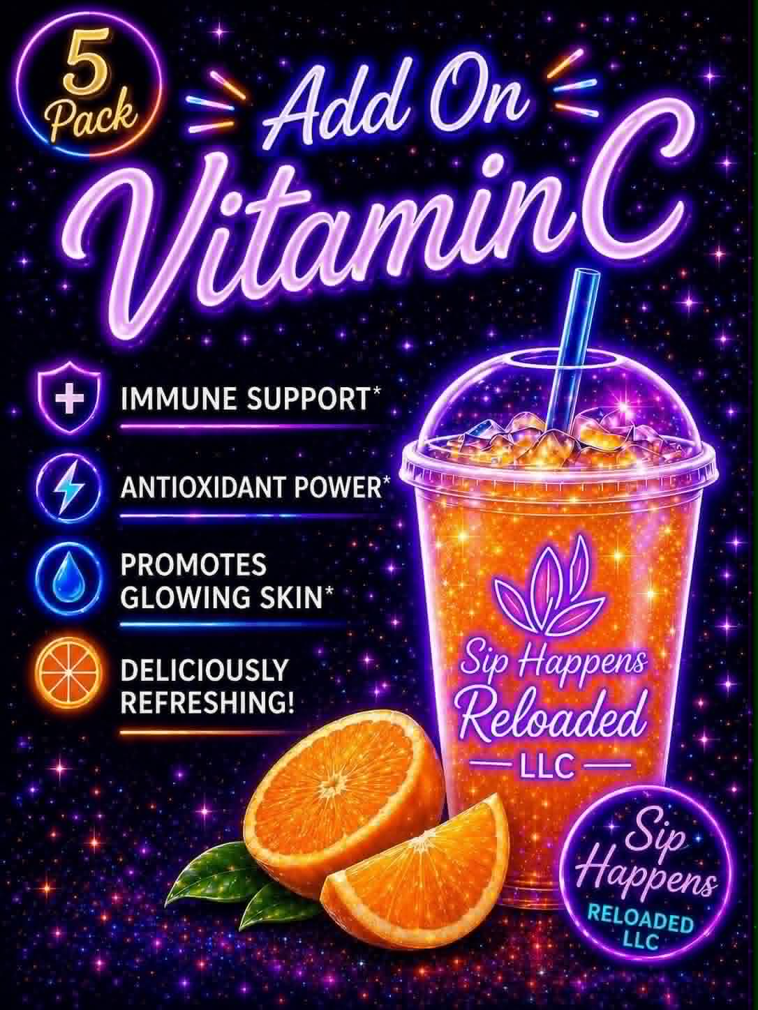 Vitamin c 5 pack- add on
