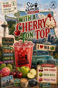 Washington state with a cherry on top-specialty sip