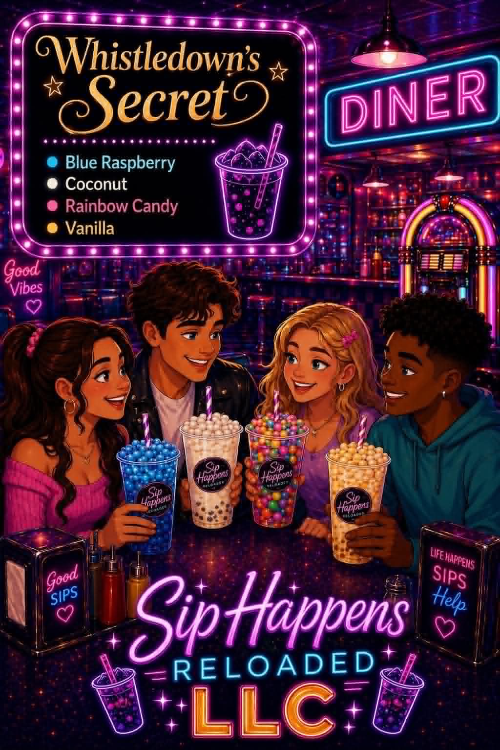 Whistledown's secret-basic sip